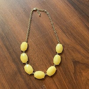 Beige & Gold Costume Necklace